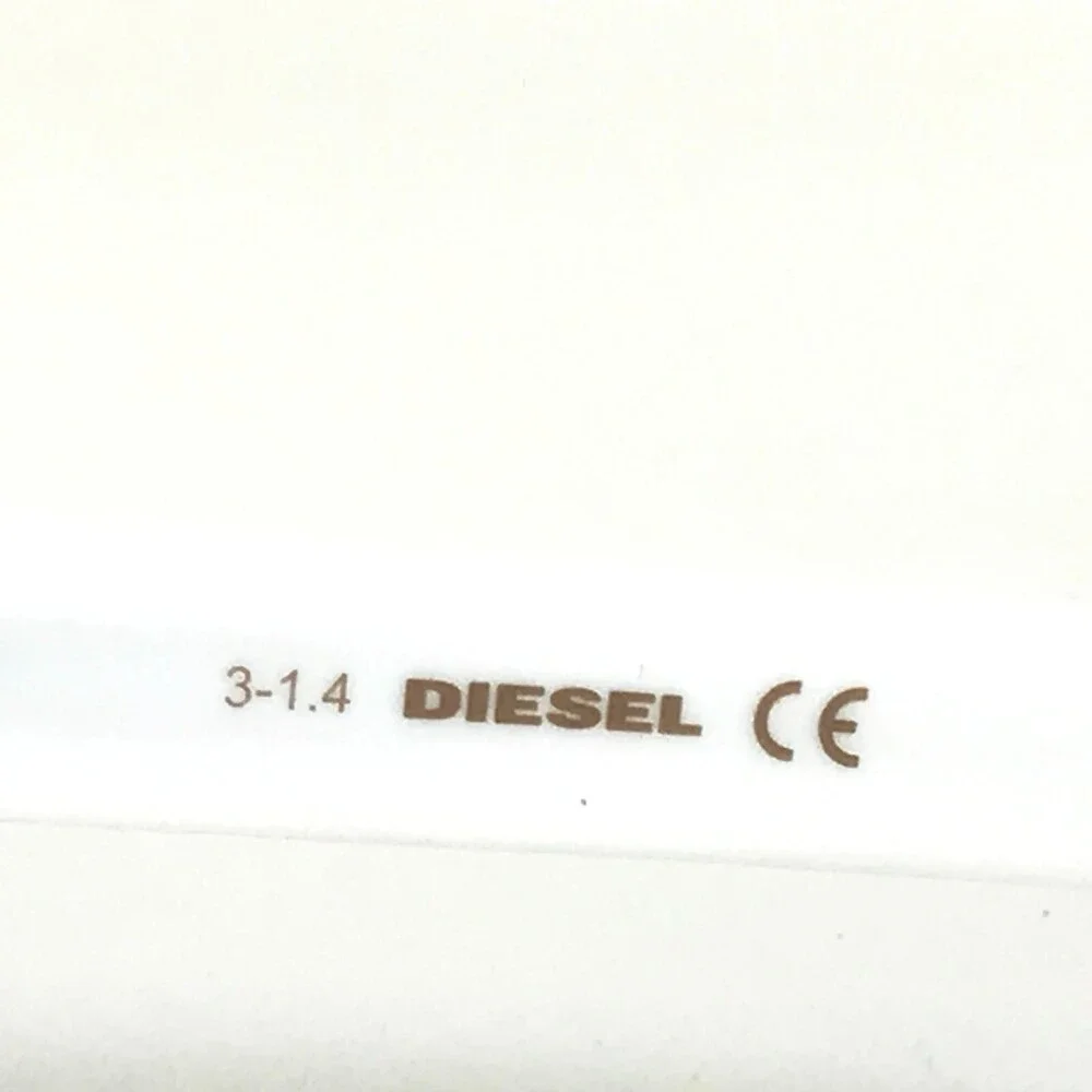 Diesel Eyeglasses Frames DL5034 Col.005 Grey White Ribbed Square 52-18-135